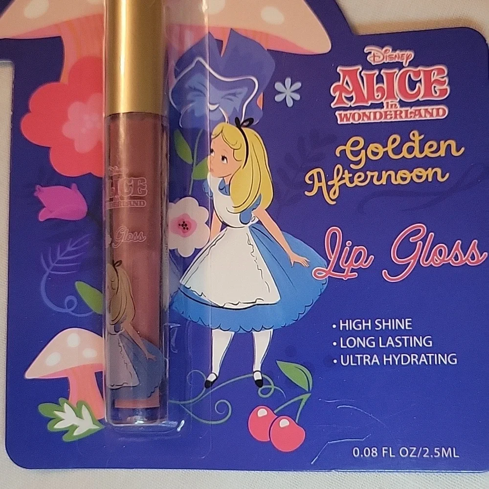 NEW Limited Edition Disney Alice in Wonderland Lip Gloss Bundle